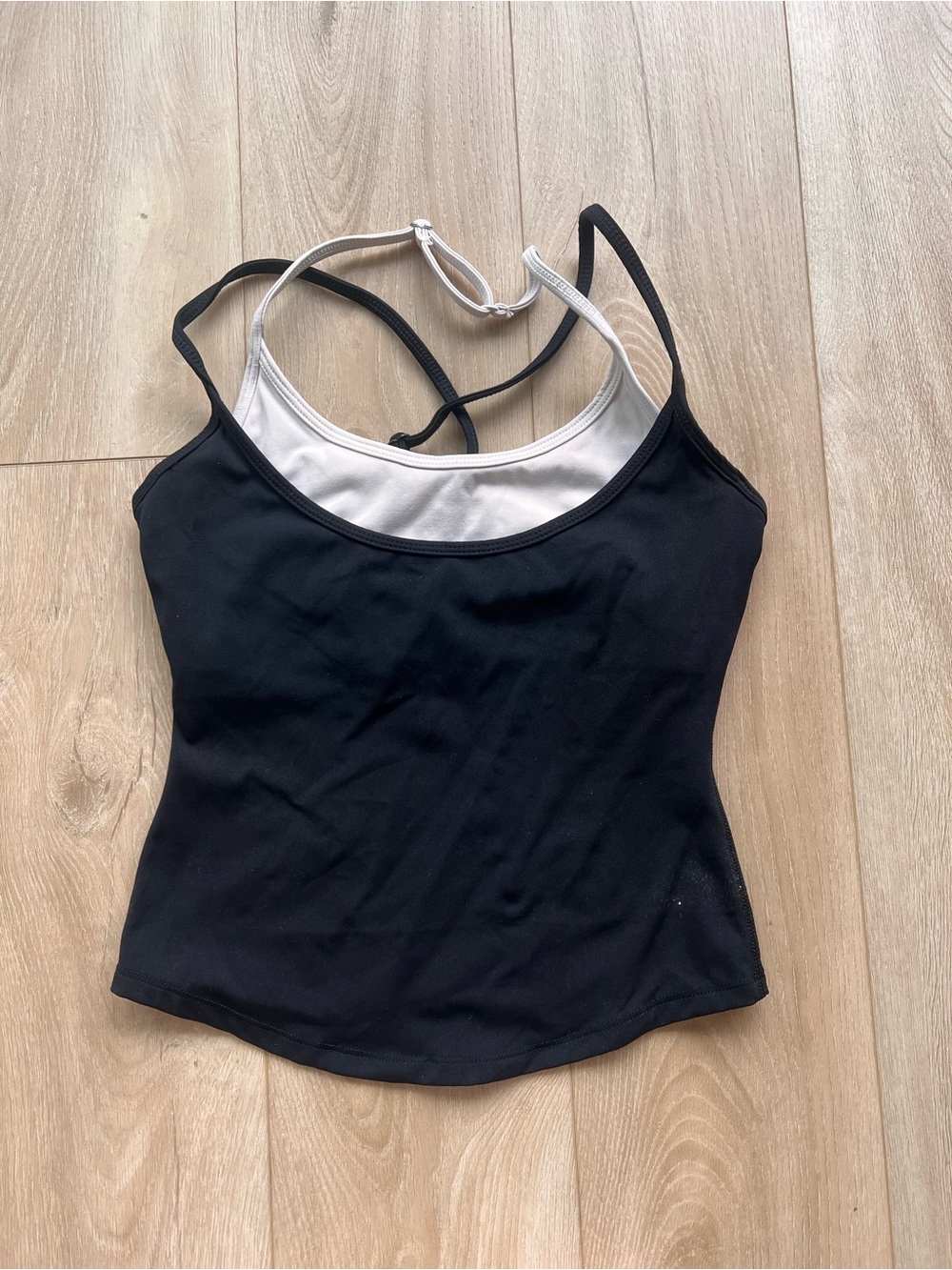 Garage Black Tank with White Lining